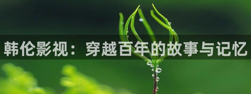 羞羞影院精品在线观看：韩伦影视：穿越百年的故事与记忆